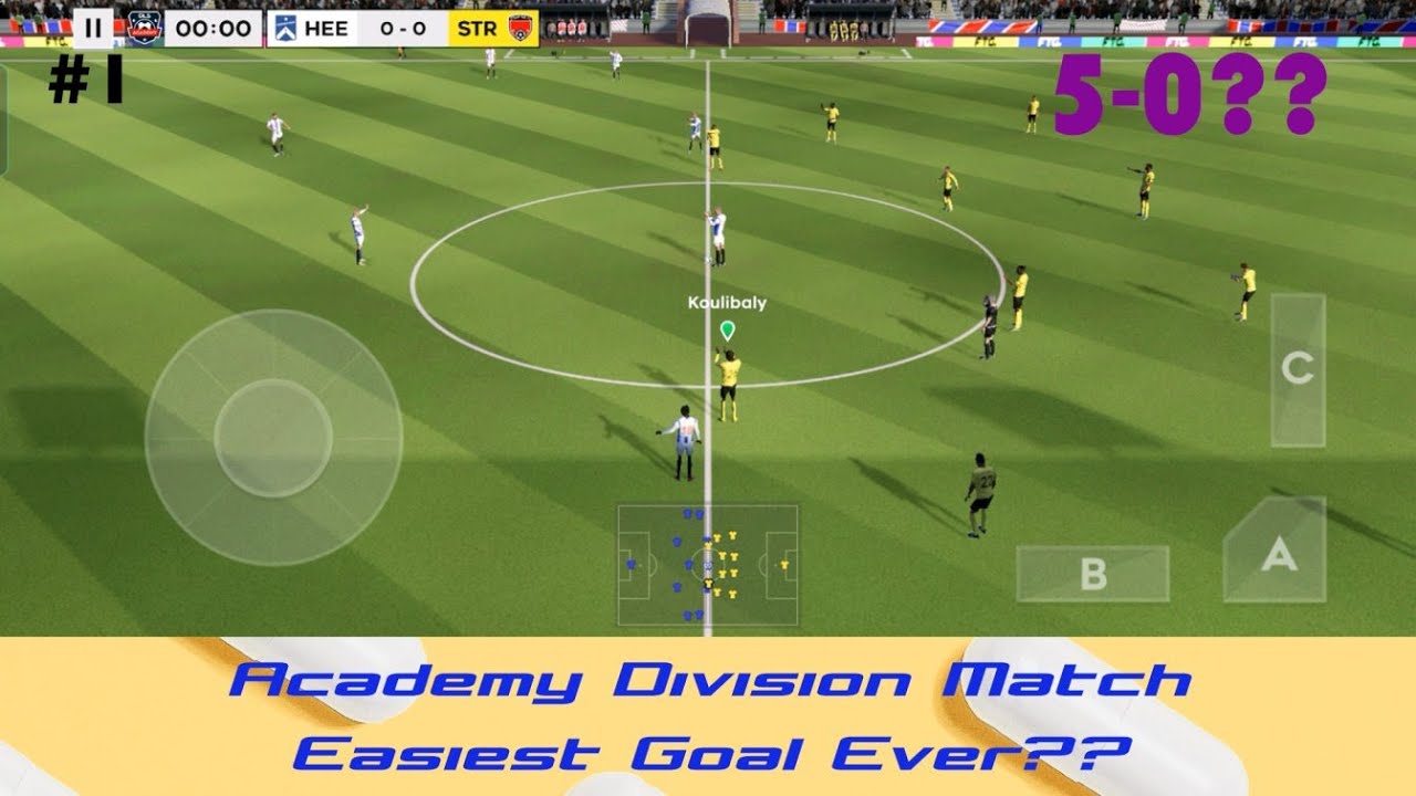 Easiest Goal Ever😂 || DSL22 || Academy DIvison Match ||