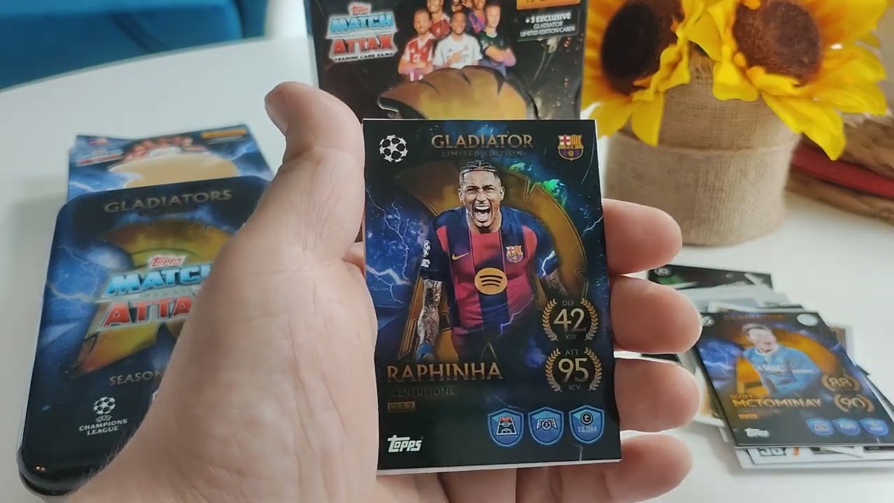 Otwieramy dwie puszki Topps Match Attax 25/26 Mega Tin Spartans