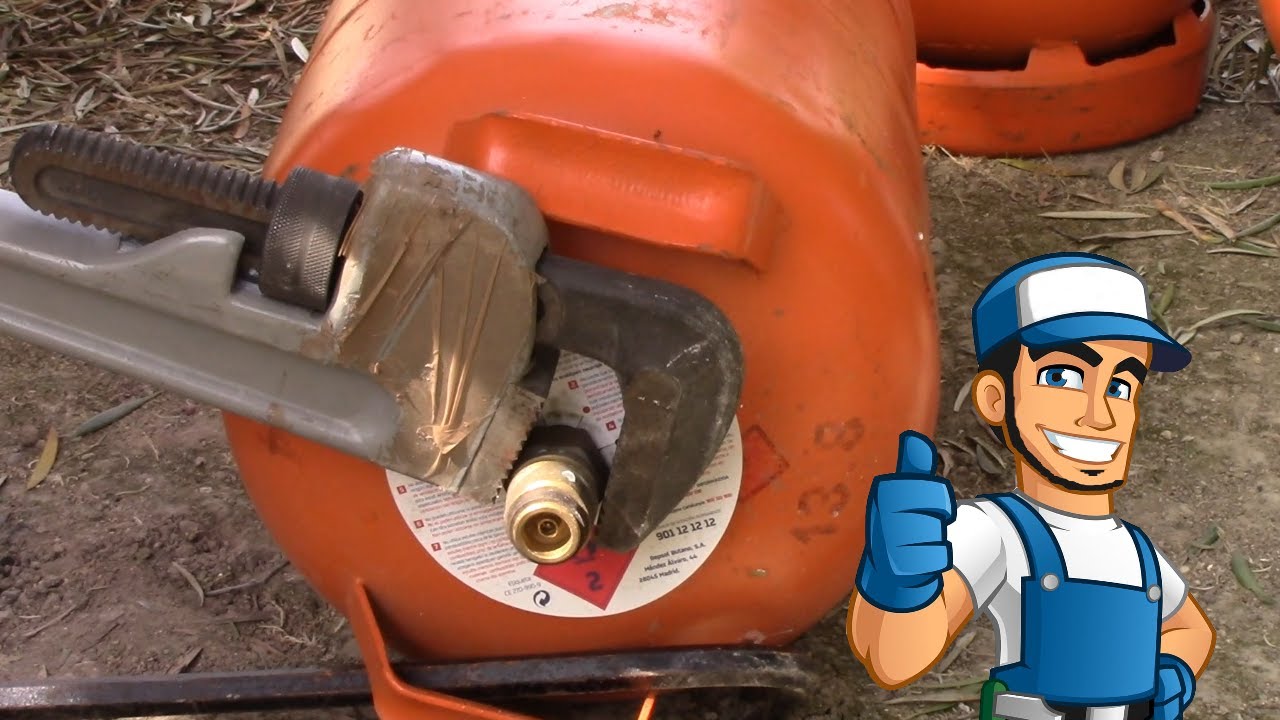 Como VACIAR una BOMBONA de GAS con SEGURIDAD