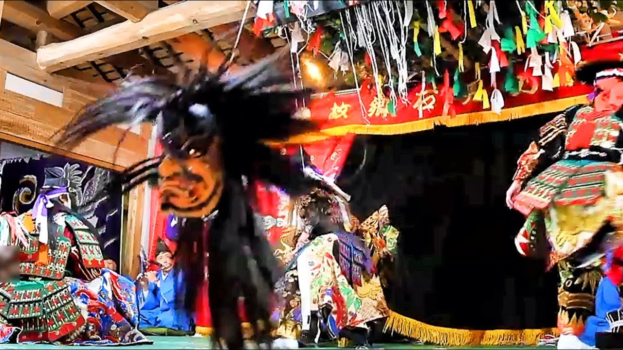 【石見神楽　大江山（後半）】佐野神楽社中2023.10.21～櫛色天蘿箇彦命神社秋季例大祭奉納神楽