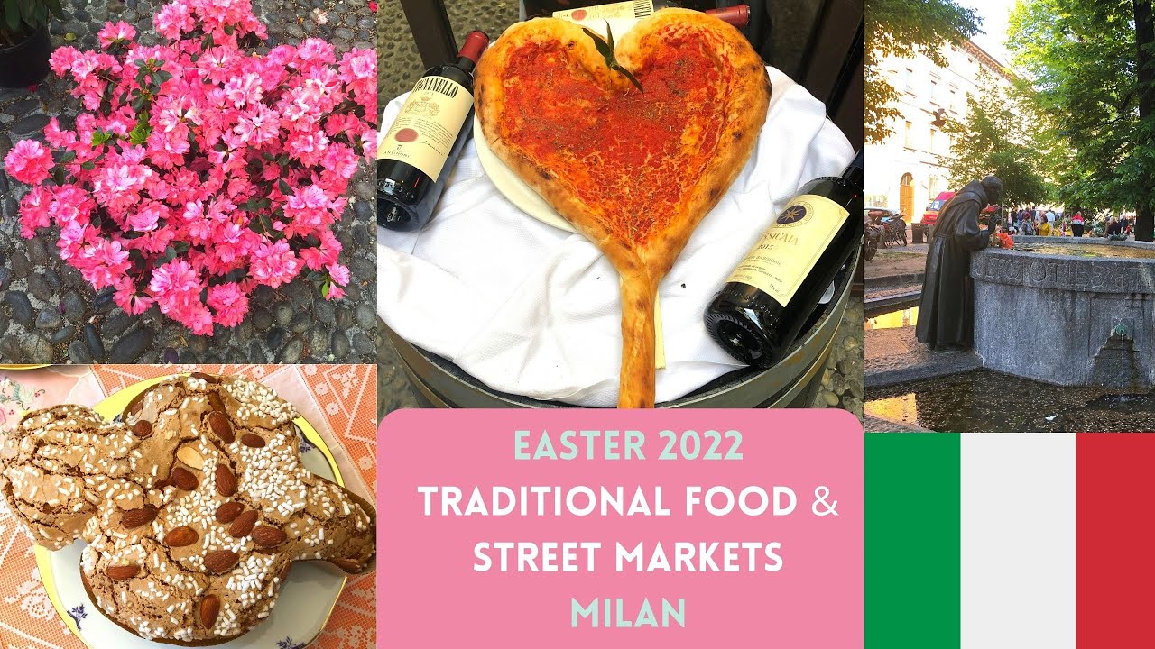 EASTER 2022 Vlog | traditional food & street markets | Milan 🐇🐣💐