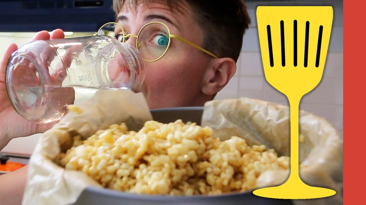 My Drunk Kitchen: Rice Krispee Wedding Cake!