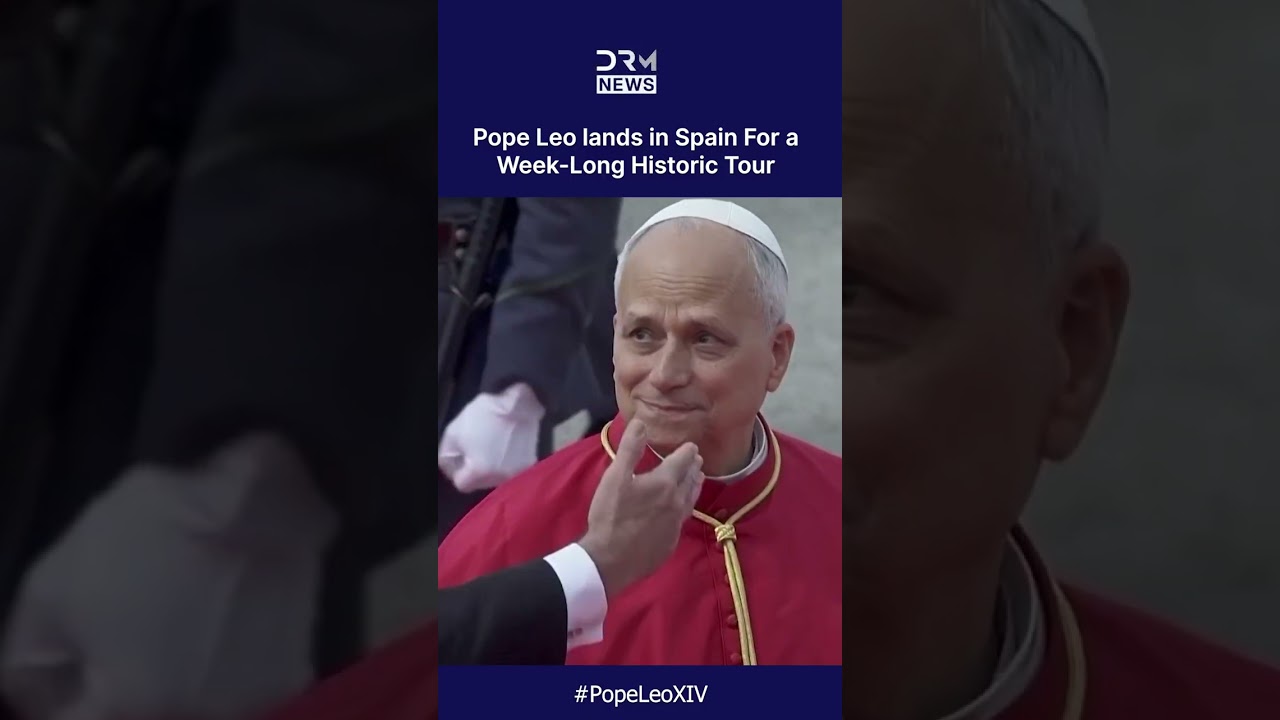 HISTORIC ARRIVAL: Pope Leo Lands in Madrid for Week-Long Apostolic Tour of Spain | DRM News | AK1C
