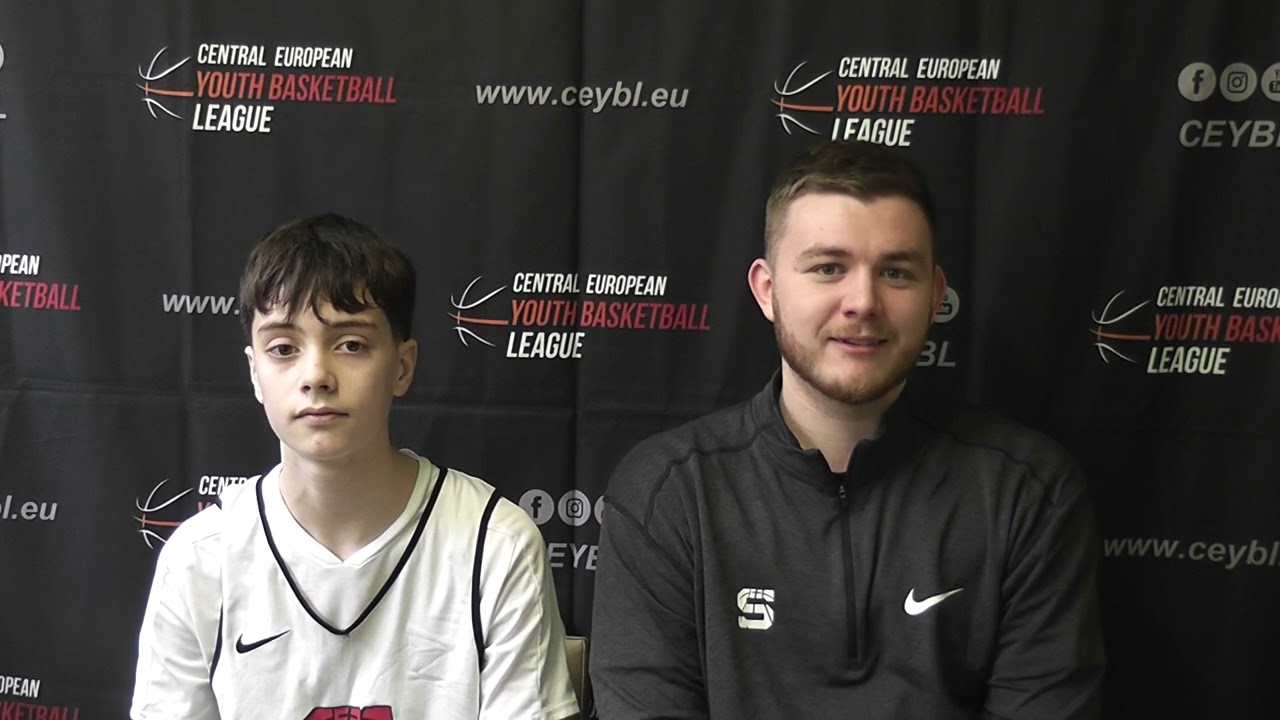 CEYBL U13, 31. 1. 2026, PRESS conference, BA Sparta - ŠBK Galaxy Košice