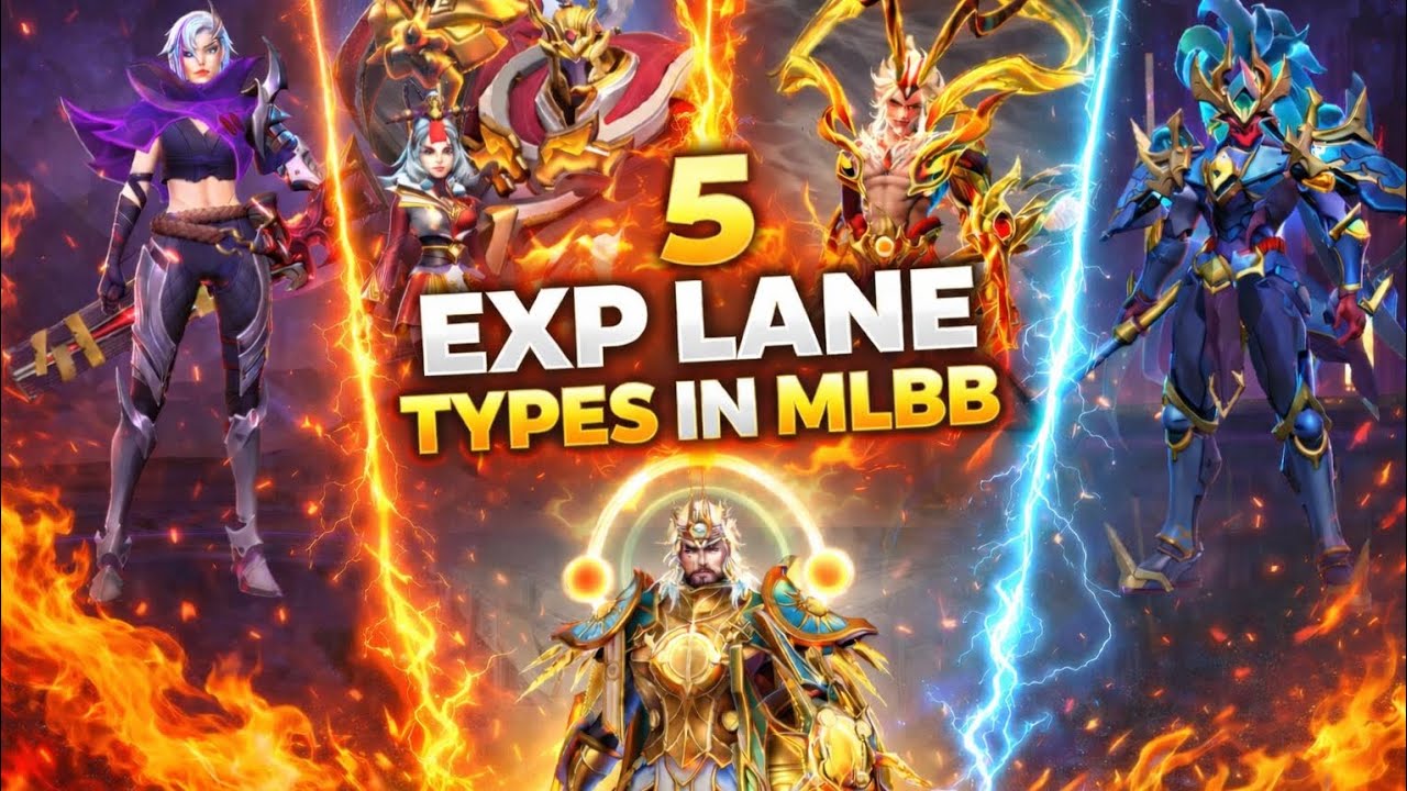 5 Exp lane types in mlbb you must need to know 🔥 #MLBB #MobileLegends #EXPLane #MLBBTips