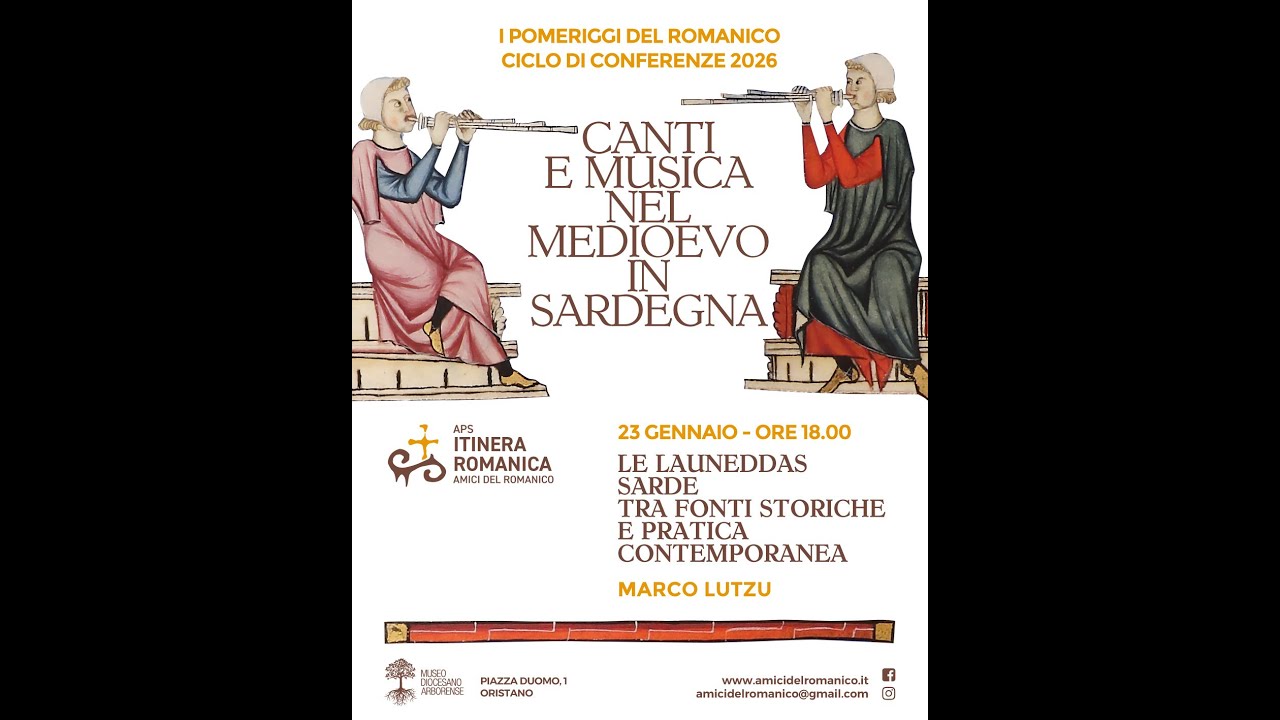Pomeriggi del Romanico 2026. Canti e Musica nel Medioevo in Sardegna – Le launeddas