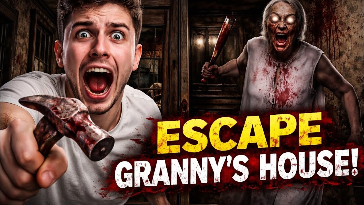 Trying escape to granny house (game play of granny ) playing by zissu gaming 01 