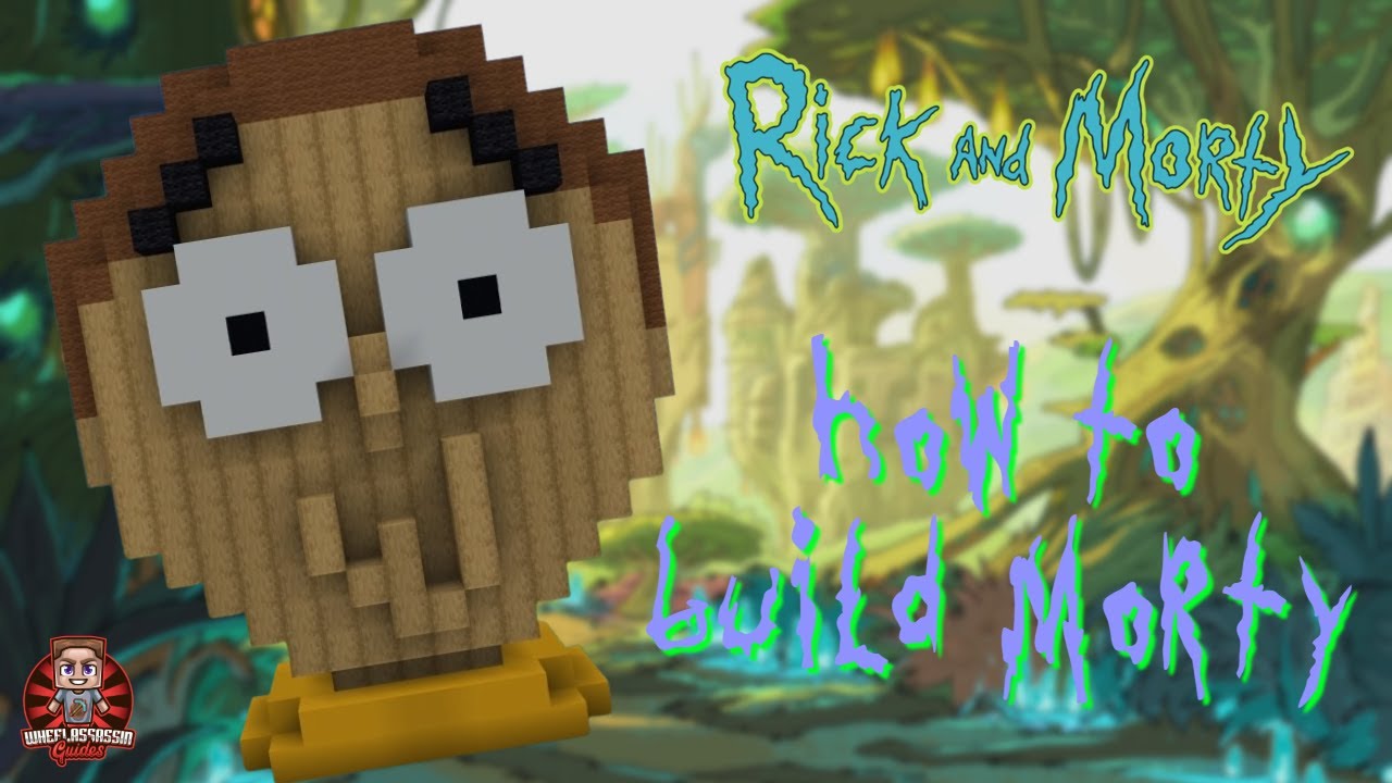 How to Build Morty from Rick and Morty in Minecraft!!