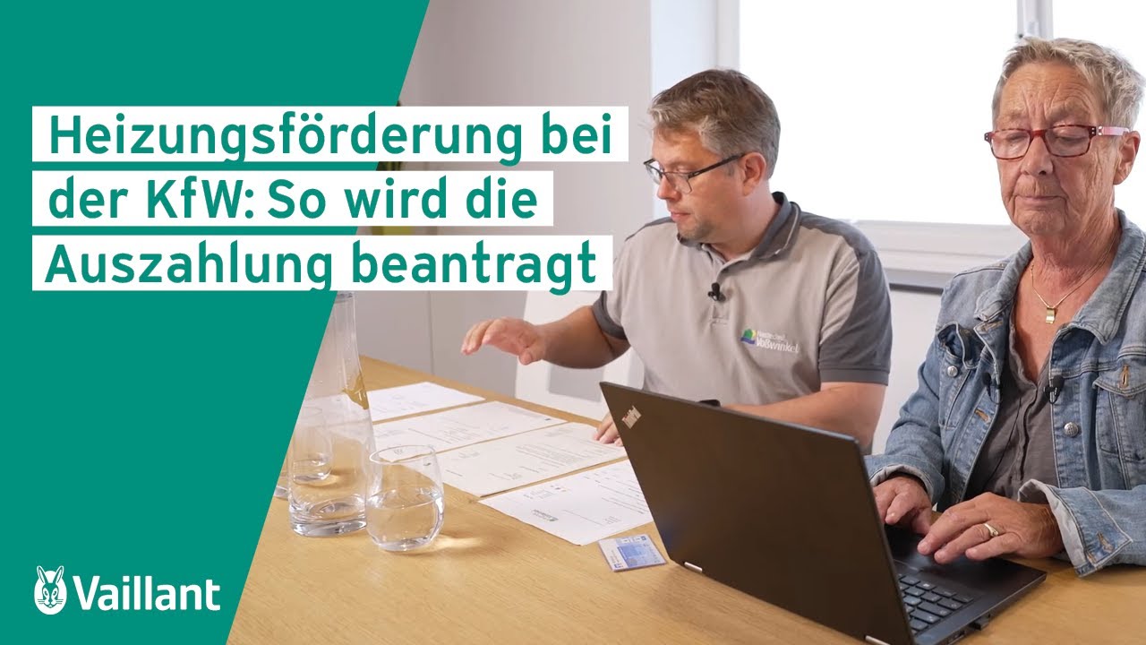 Heizungsförderung bei der KfW: So wird die Auszahlung beantragt