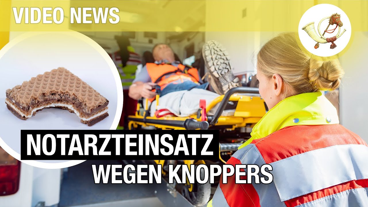 Notarzteinsatz: Mann a&szlig; Knoppers schon um 9 Uhr