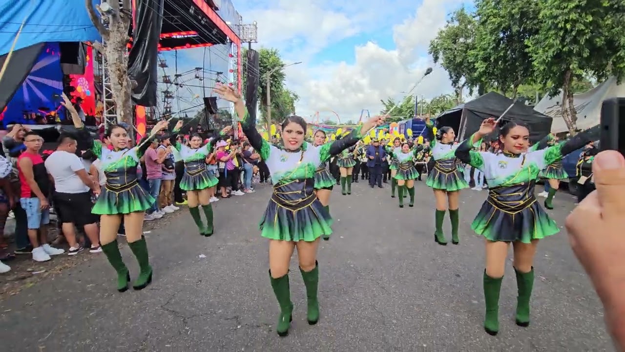 🇸🇻EN SIVARLAND2024 INTI COCODRILOS 🐊 MARCHING BAND #CACHIPORRISTAS #DANCE #ELSALVADOR