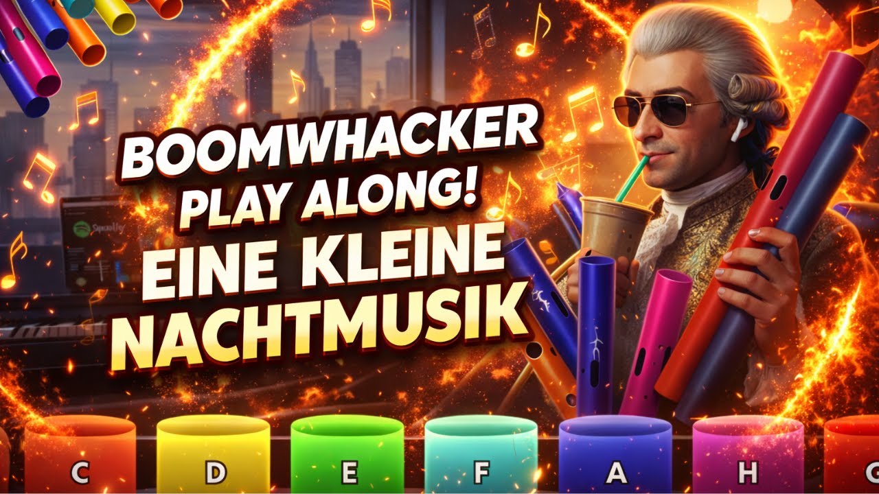 Eine Kleine Nachtmusik - Boomwhacker Play Along Tutorial