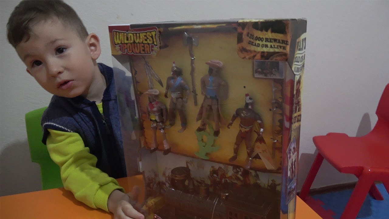 Wild West Power, Kızılderili Oyuncakları, Kovboy ve Oyuncak Tren A&ccedil;ılımı Yaptık, Erkek Oyuncakları