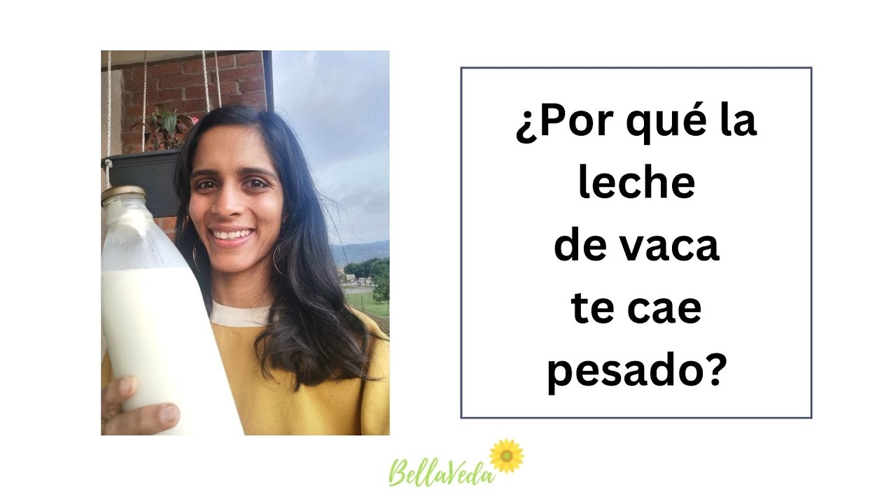 ¿Por qué la leche de vaca te cae pesado?