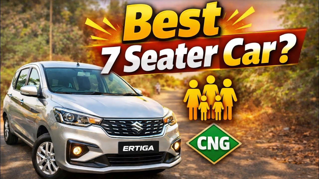 Maruti Suzuki Ertiga CNG 2026 Full Review 🔥 | 7 Seater Family Car | Motor Wala Bhau