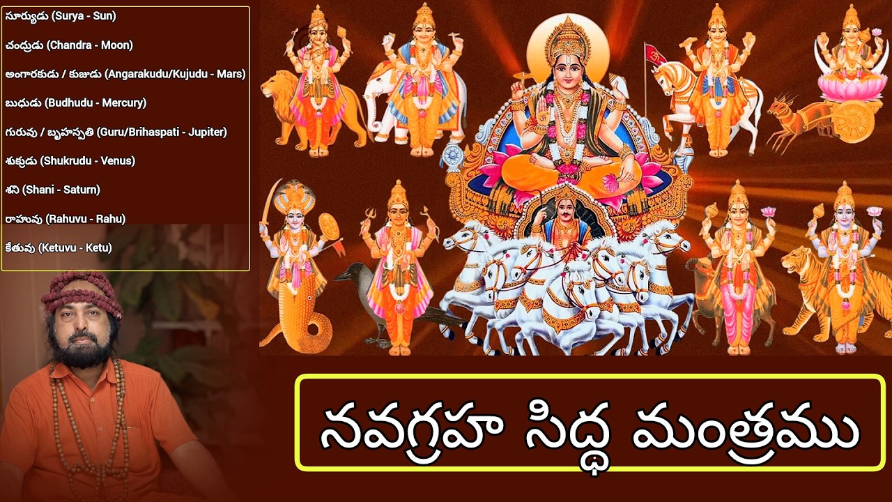 నవగ్రహ సిద్ధ మంత్రము || NAVA GRAHA SIDHII MANTHRAM || SHRI DEVI DAS GAARU
