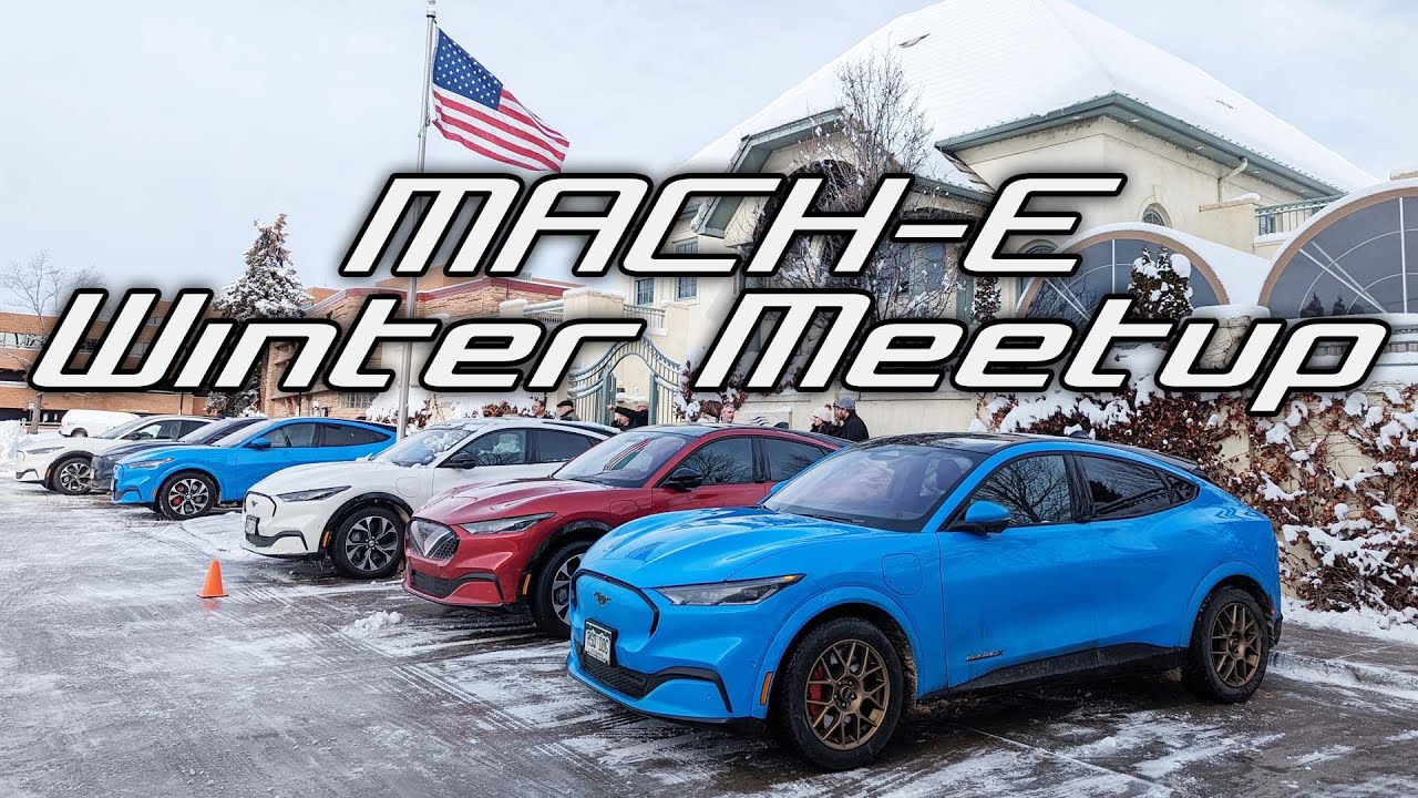Ford Mach E Winter Meetup | ❄️ A Snowy Drive in Denver ❄️