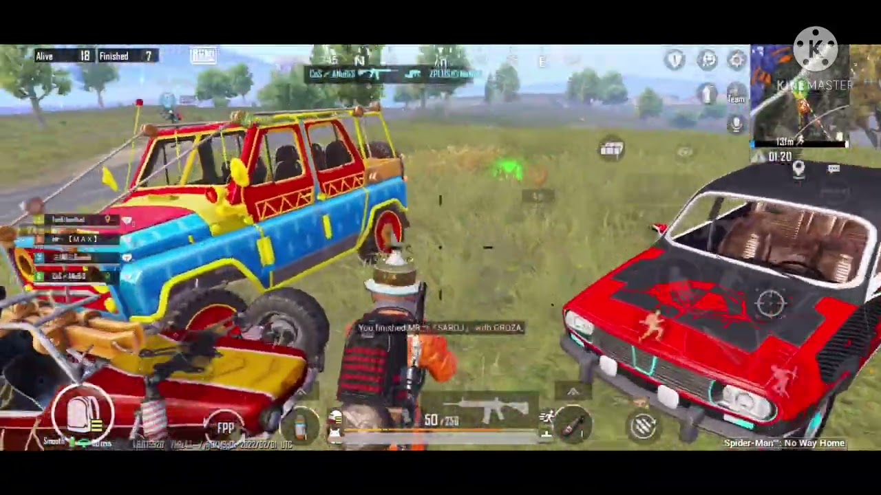 Bgmi Rank Push. 1v4 gameplay
