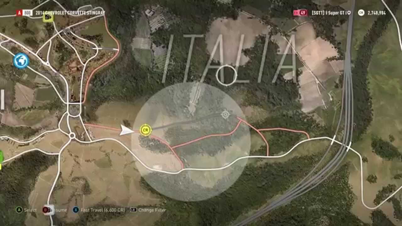 Forza Horizon 2 | Barn Find #4 Location (San Giovanni) | Ferrari 288 GTO