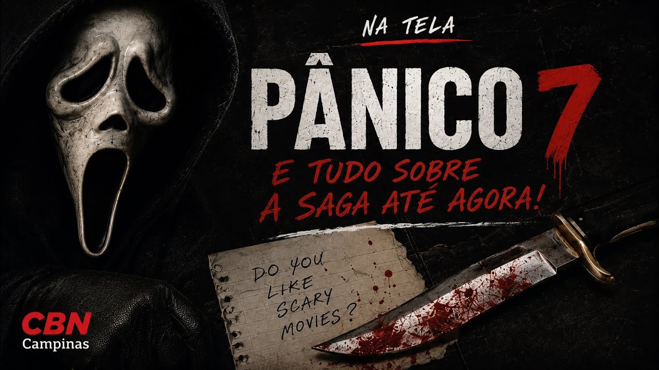 Na Tela #7 @cbncampinas: TUDO sobre a saga PÂNICO e a estreia do aguardado PÂNICO 7! 🎙️👻🔪🎬
