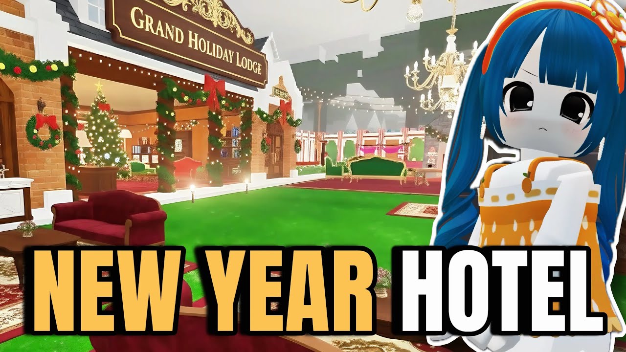 I Built a NEW YEAR HOTEL BASE in 99 Nights in the Forest (Roblox)