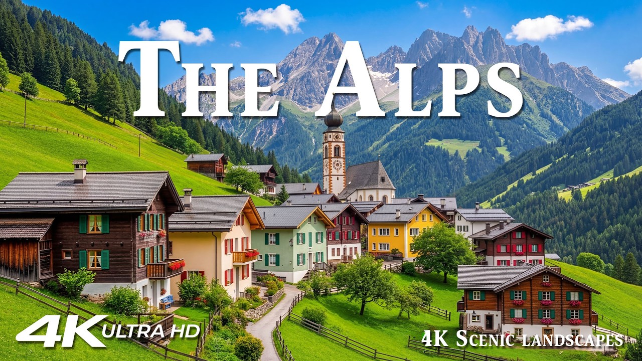 The Alps 4K | Majestic Peaks & Timeless Landscapes – Snowy Ridges, Crystal Lakes & Endless Horizons