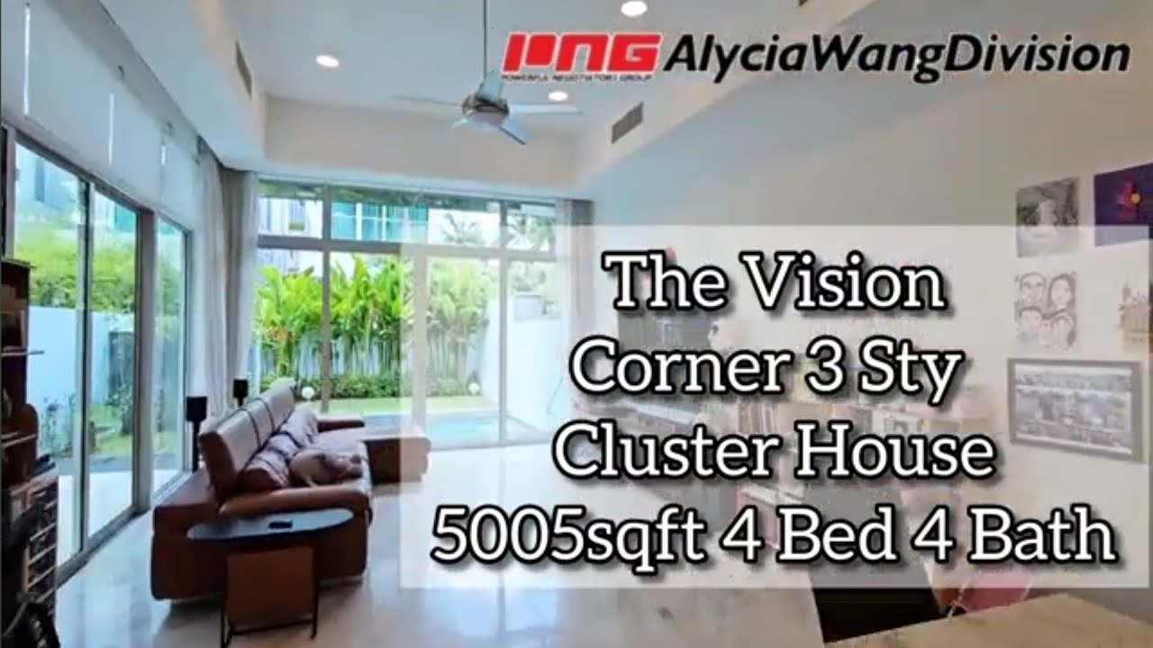 *SOLD* The Vision 3Sty Corner Cluster House 5005sqft 4 Bed 4 Bath