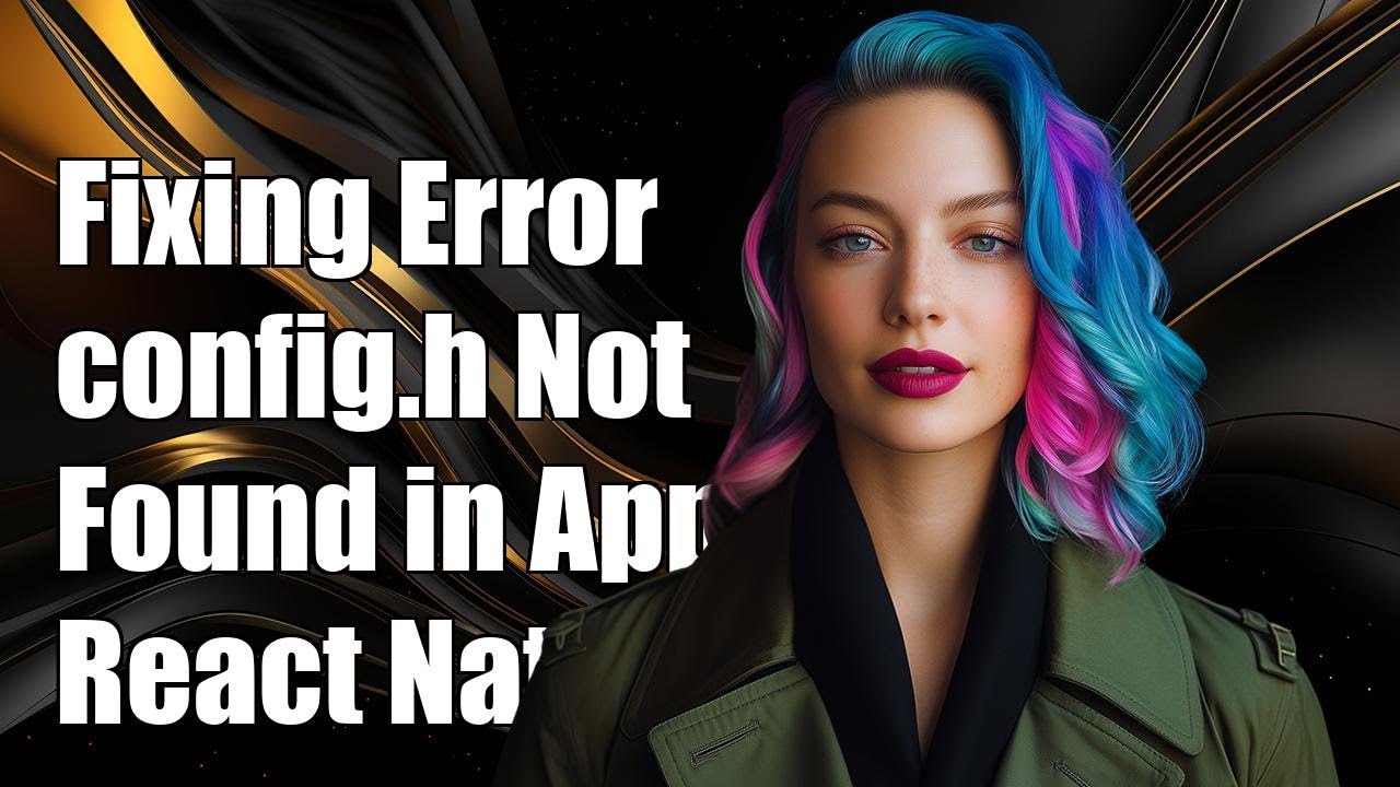Fixing 'config.h file not found' Error in React Native App on Device