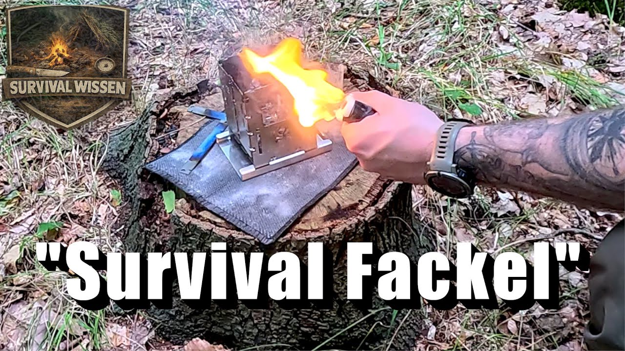 Survival Anzünder Fackel - Schritt für Schritt Anleitung ...macht das eigentlich Sinn???