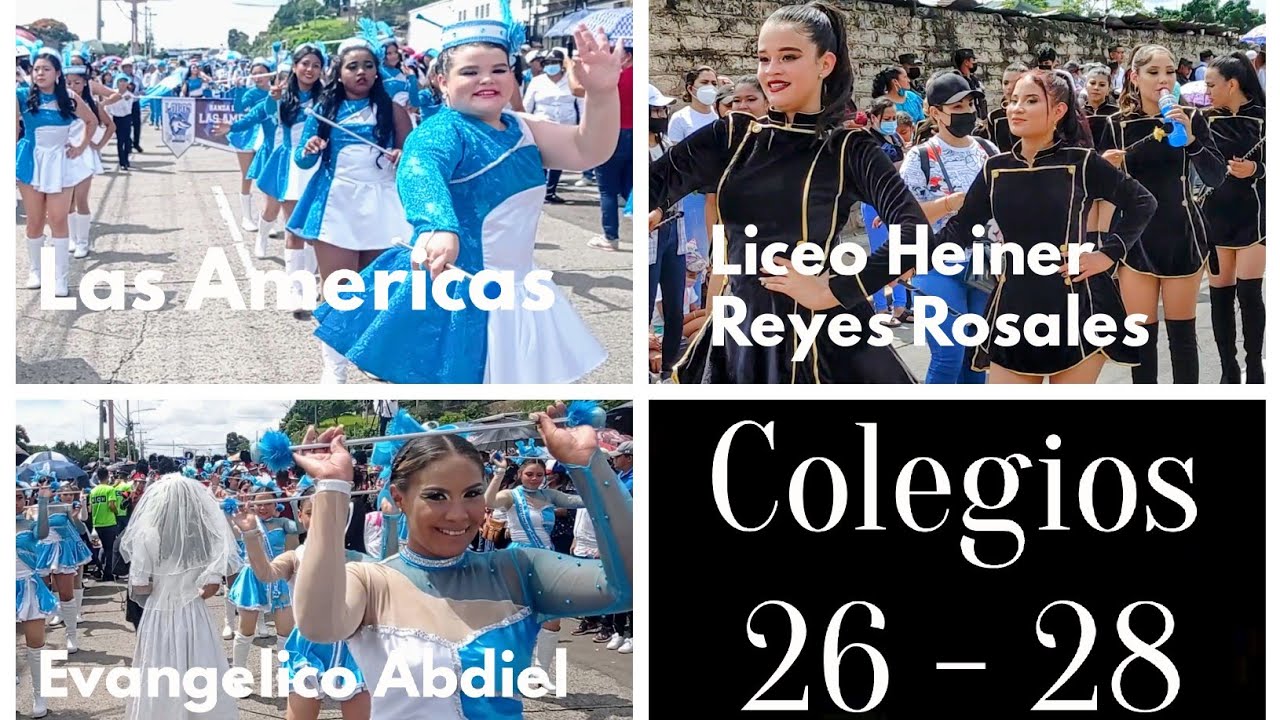 Desfile 15 de septiembre - Colegios 26 - 28