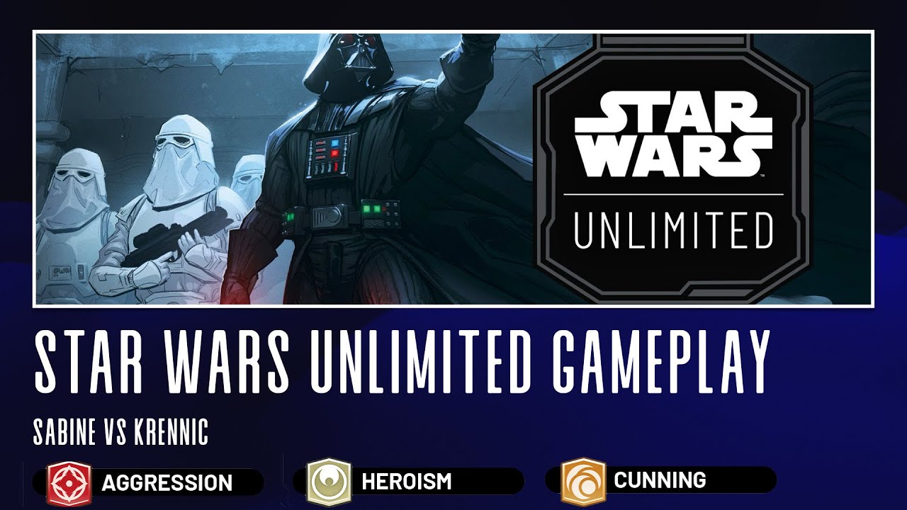 Star Wars Unlimited Gameplay | Sabine vs Krennic