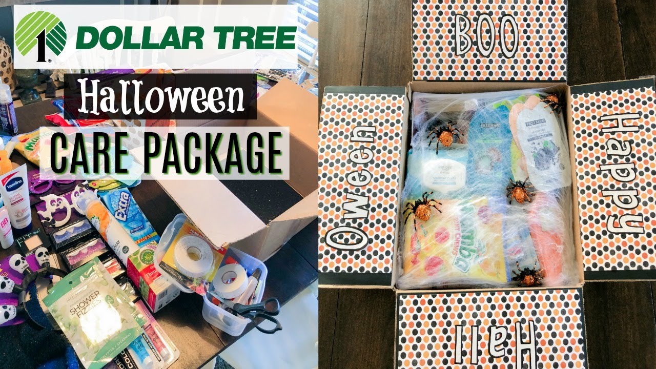 DOLLAR TREE DIY | HALLOWEEN CARE PACKAGE (COLLEGE STUDENT)