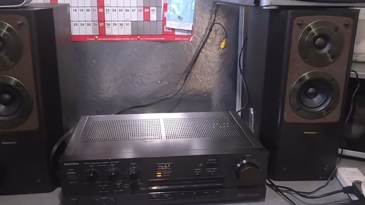 Technics vc4 with double loaded 4 way phased sub system. Pioneer 12 subs. (the cobweb clearer). 