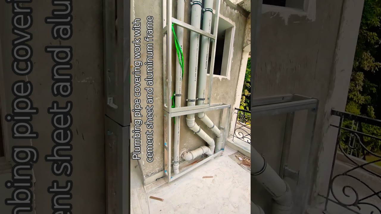 Plumbing line Covering work 