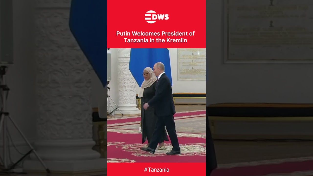 WATCH: Putin Welcomes Tanzania President Hassan to Kremlin After St. Petersburg Drone Raid | AC1C