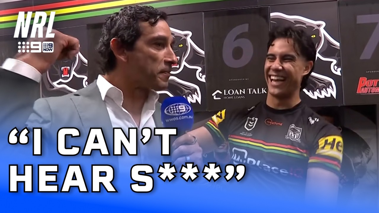 JT can't handle the rowdy Panthers shed: In the Sheds | NRL on Nine