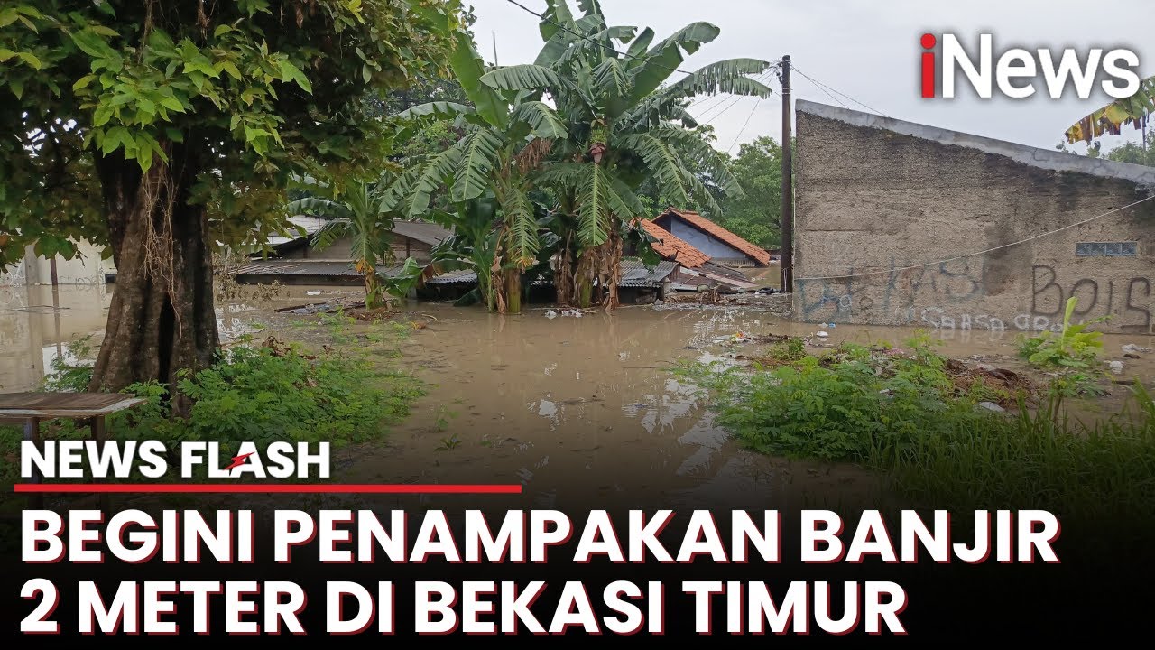 Banjir di Bekasi Timur Sampai Sentuh Atap Rumah, Warga Bilang Lebih Parah dari 2020 | News Flash
