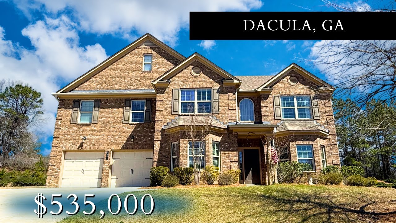 BEAUTIFUL BRICK HOME FOR SALE IN DACULA, GA | 6 BEDROOMS