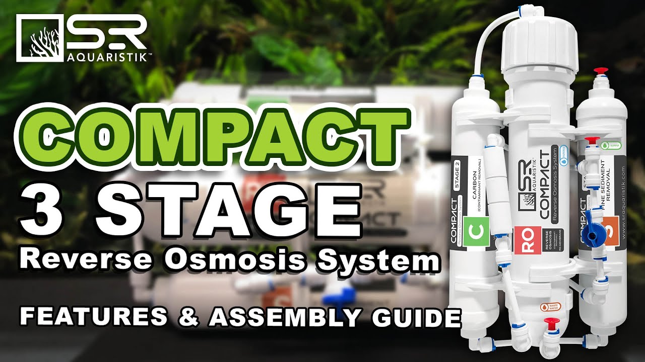 SR Aquaristik COMPACT - 3 Stage Reverse Osmosis System