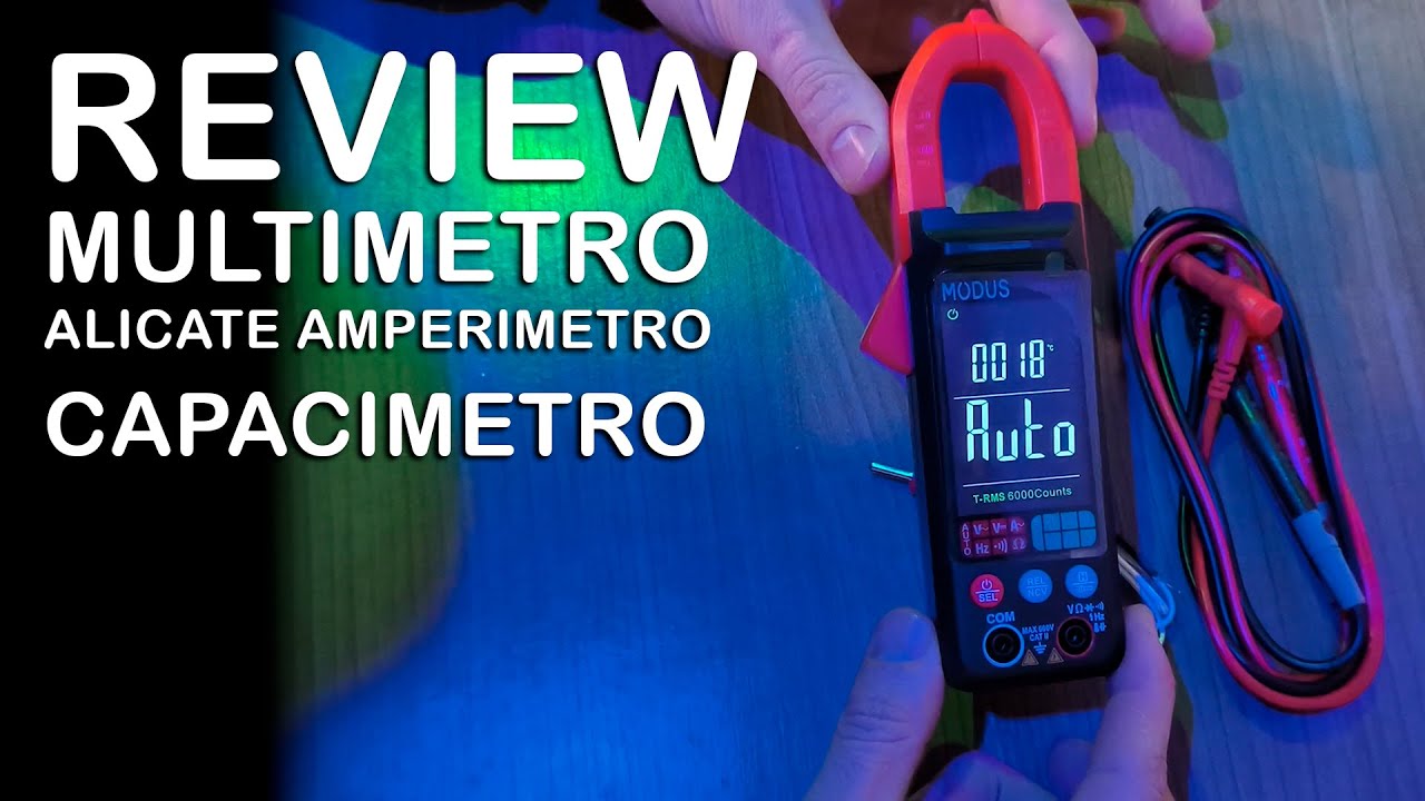 Review do MODUS VTM212 Multimetro Alicate Amperimetro e Capacimetro