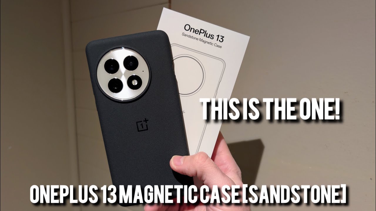 Обзор магнитного чехла Sandstone для OnePlus 13