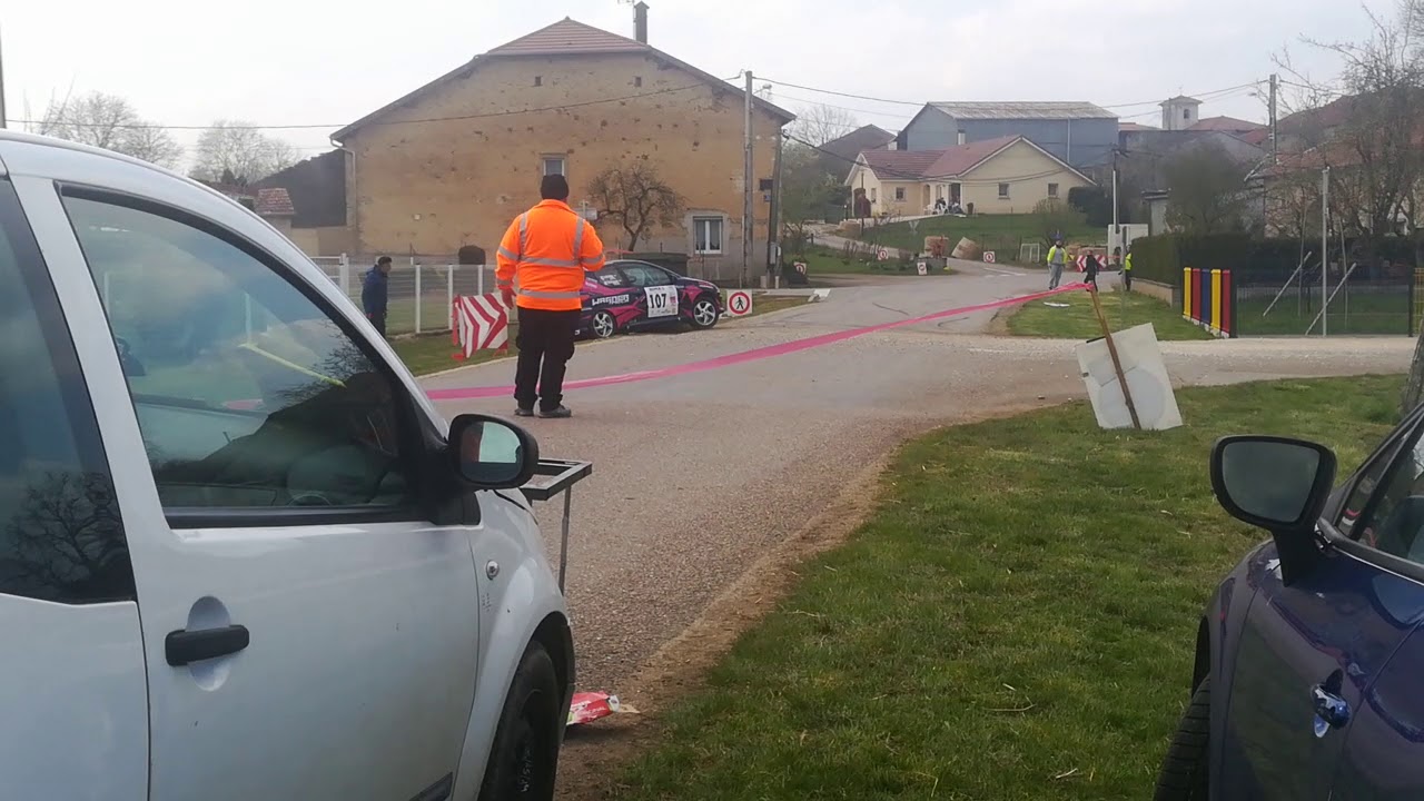Rallye mouzon fr&eacute;zelle 2019 virage piegeux