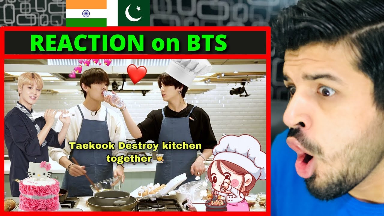 Pakistani React on BTS Destroy kitchen | Reaction Vlogger