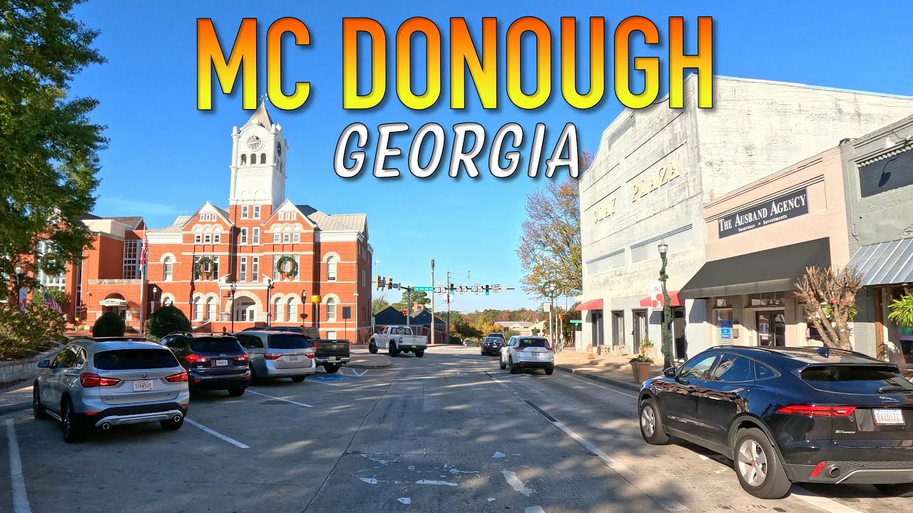 McDonough Georgia Driving Through