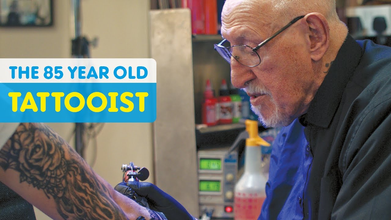 Meet The World’s Oldest Freehand Tattoo Artist | Life After 50