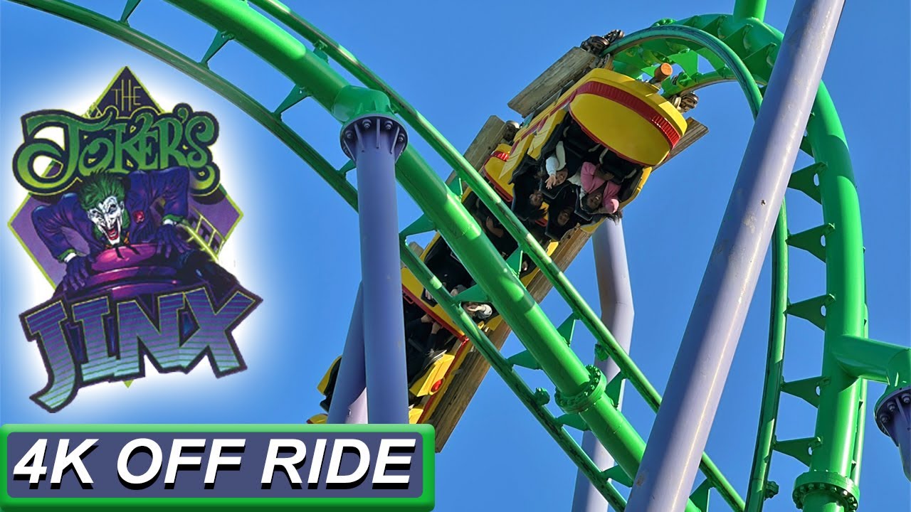 Joker's Jinx (4K OFF Ride POV)- Six Flags America, Bowie, MD