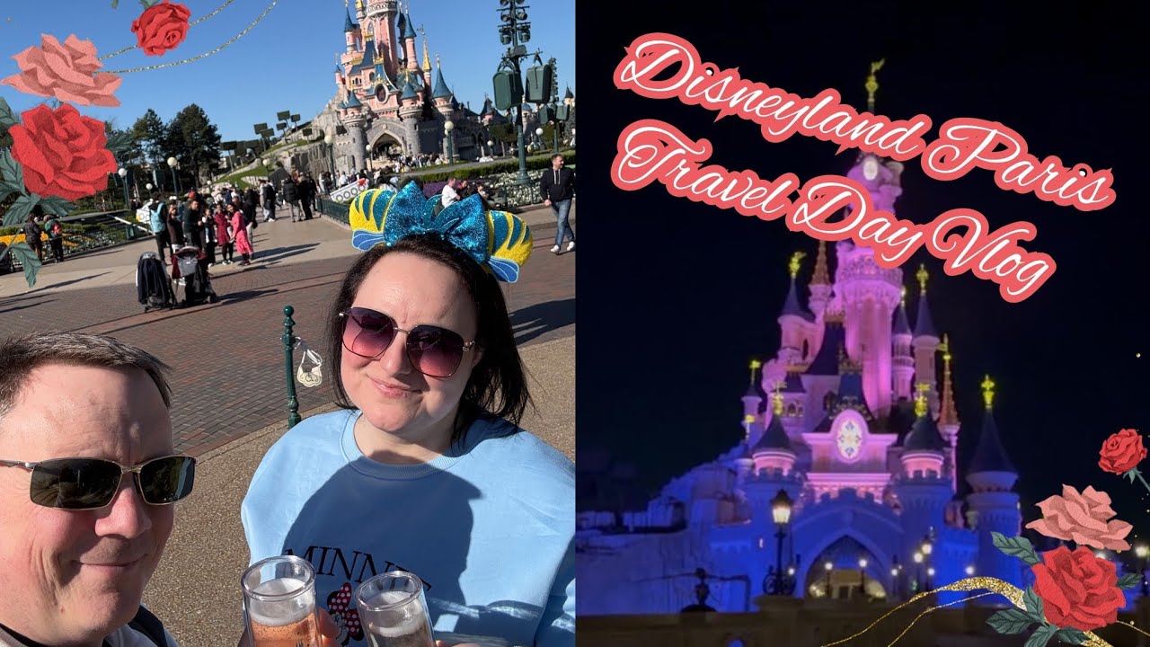 Travel Day Vlog to Disneyland Paris ✨ Le Shuttle, Sequoia Lodge Stay & Parade + Fireworks Magic