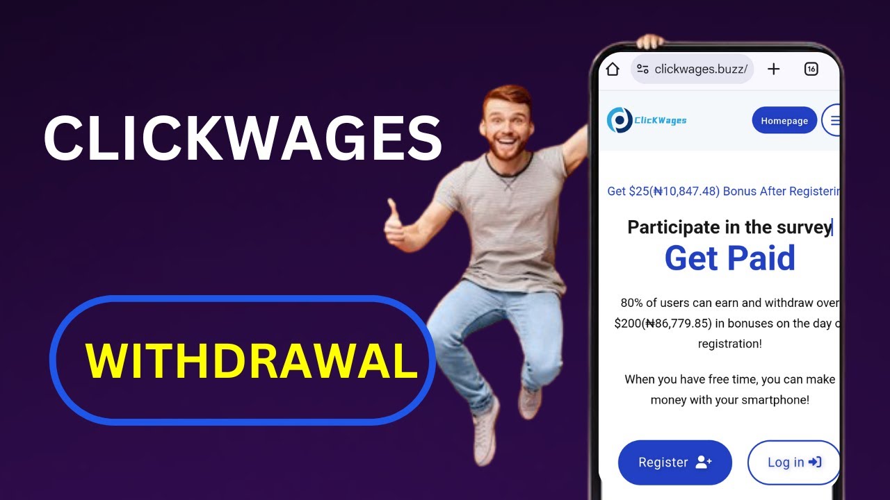 HOW TO WITHDRAW FROM CLICKWAGES