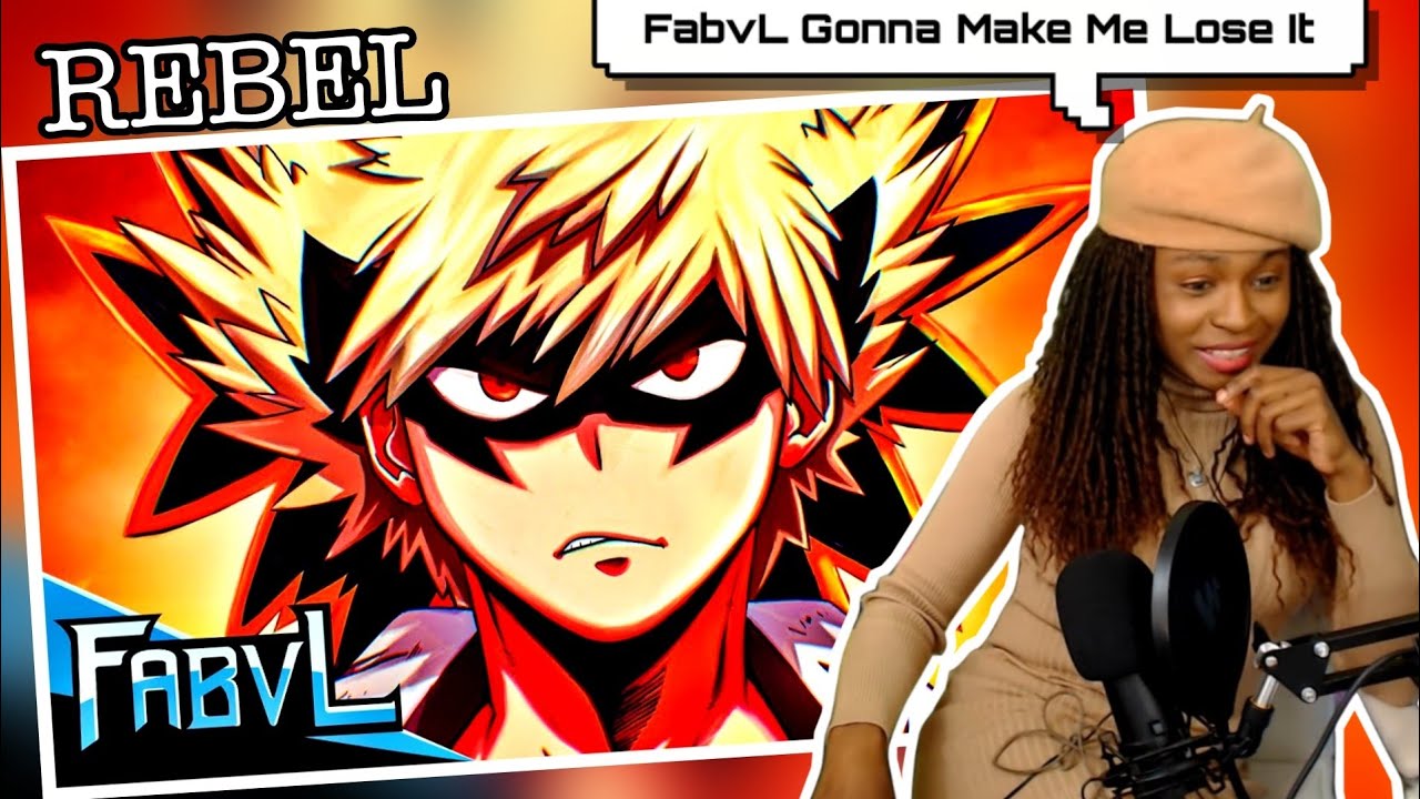 I Wasnt Ready !! BAKUGO RAP - “REBEL” [My Hero Academia] | Reaction @FabvL @Daddyphatsnaps