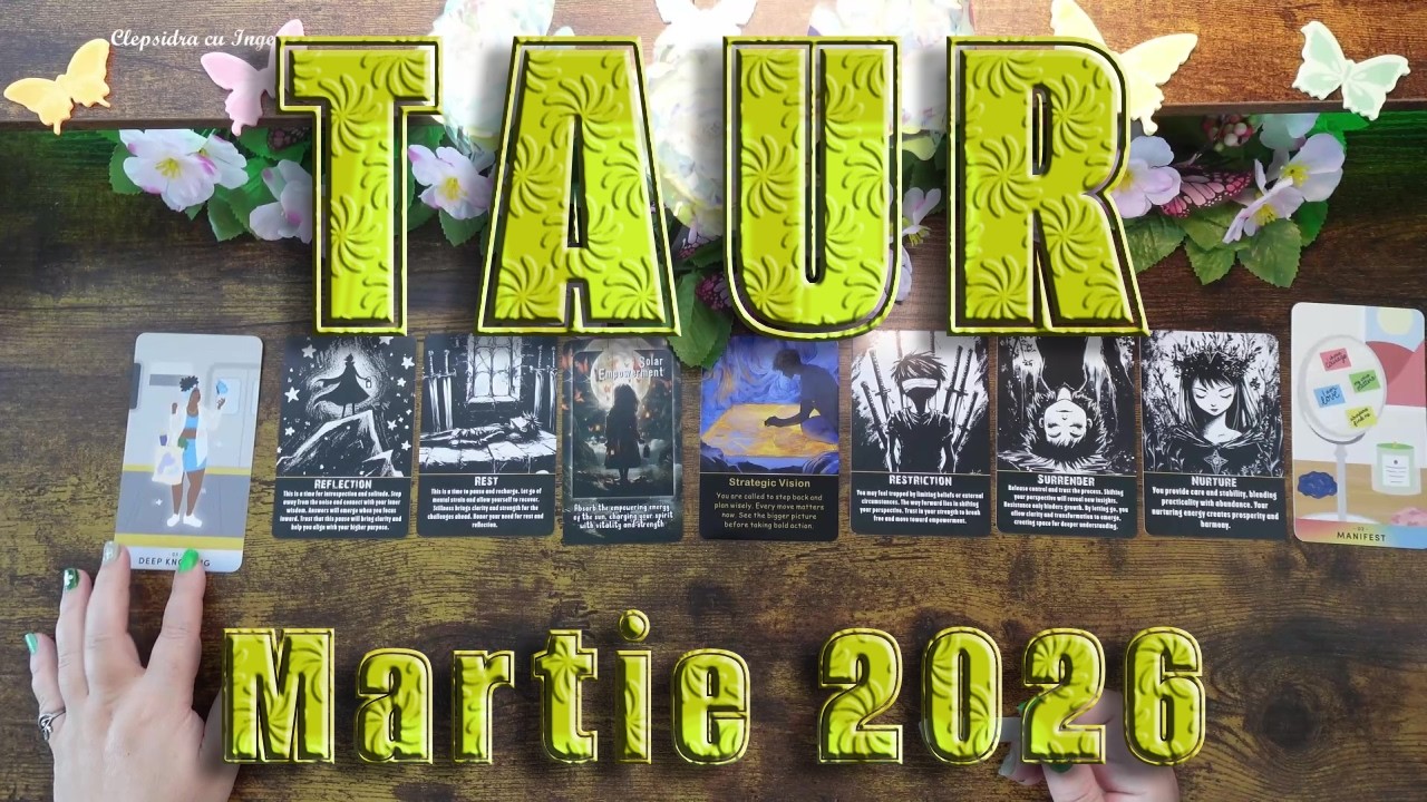 ♉ Taur - Martie 2026 ♉Lasa sa se duca pentru a lasa sa vina! 🚶‍♂️...🚶‍♀️‍➡️